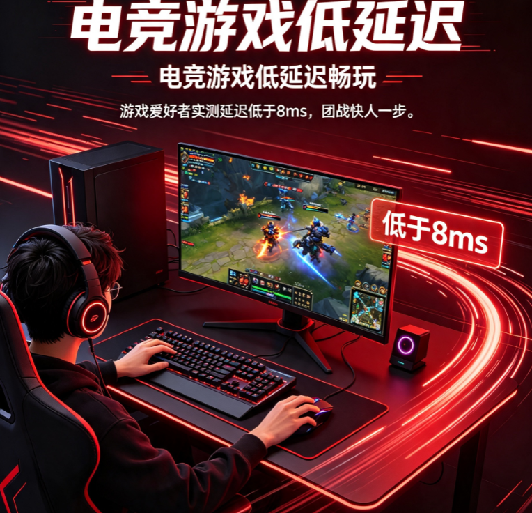 电竞游戏低延迟
